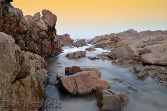 Devostock Ocean Tides Rocks Sea