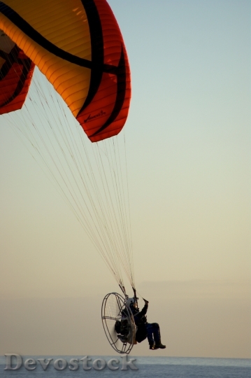 Devostock Paraglider Motor Sea Red
