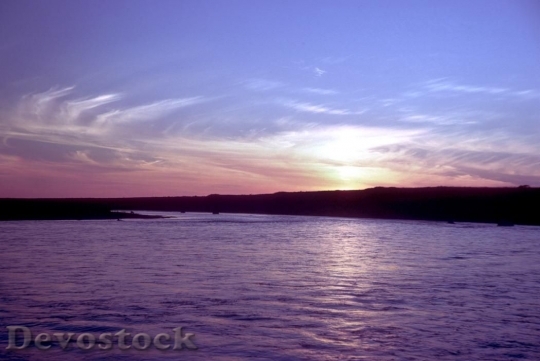 Devostock River Sunset