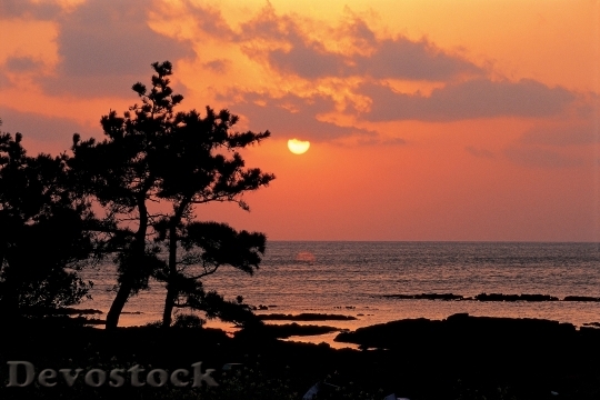 Devostock Sea Sunset 0
