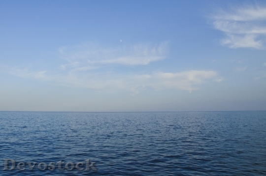 Devostock Sea Water Ocean Horizon