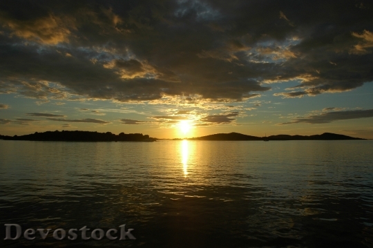 Devostock Sea Water Sunset Mood 3