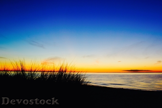 Devostock Shore Sunset Sunrise Beach
