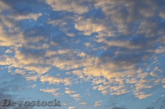 Devostock Sky Clouds Sunset Cloud