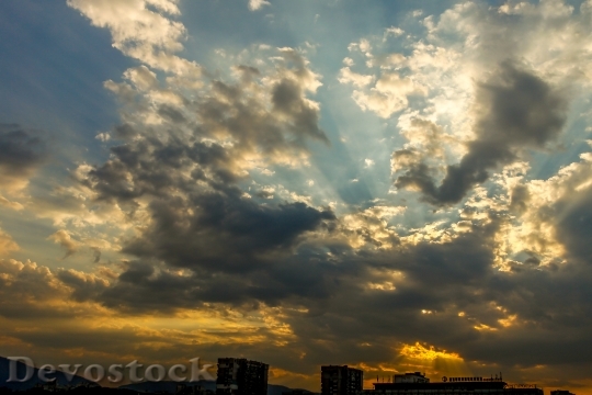 Devostock Sky Clouds Sunset Heaven