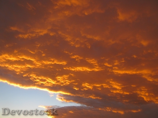 Devostock Sky Sunset Clouds Sun