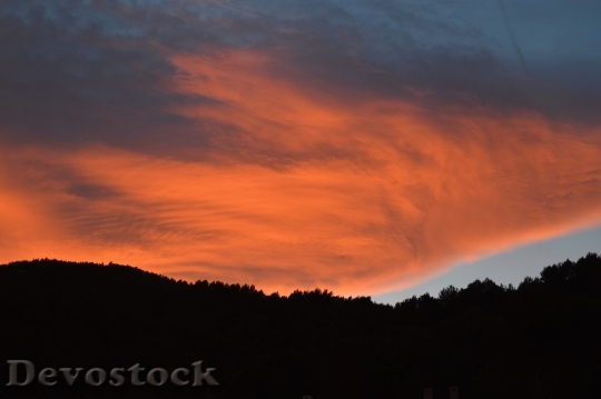 Devostock Sky Sunset Clouds Twilight