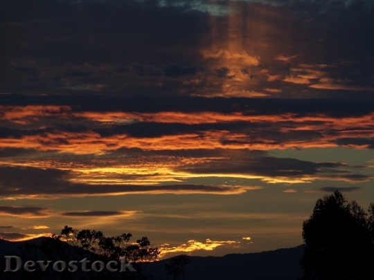 Devostock Sky Sunset Horizon Nature 0