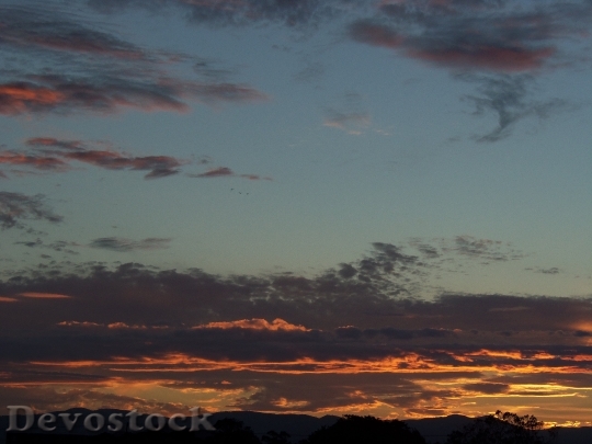 Devostock Sky Sunset Horizon Nature 2