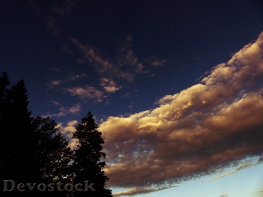 Devostock Sky Weather Clouds Sunset