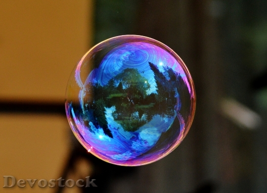 Devostock Soap Bubble Colorful Ball Soapy Water (1)