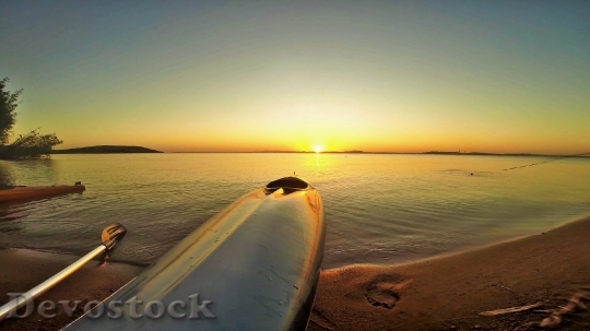 Devostock Summer Kayak Sunset Brazil