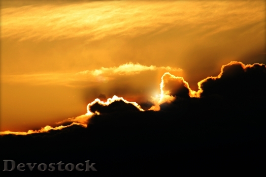 Devostock Sun Clouds Sunset Holiday