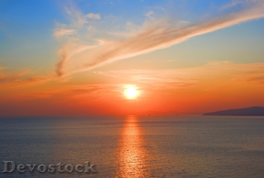 Devostock Sun Sea Sunset Beach 0