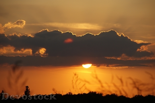 Devostock Sun Sunset Clouds Sky 0