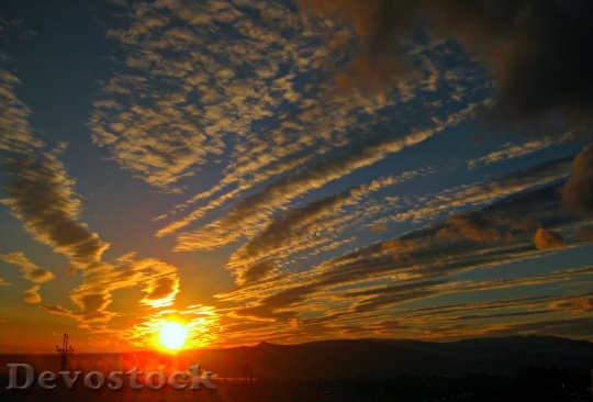 Devostock Sun Sunset Tbilisi Nature