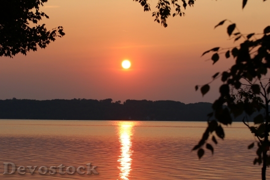 Devostock Sun Sunset Water Nature