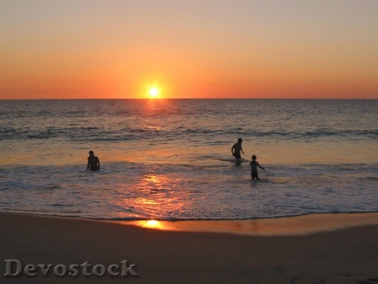 Devostock Sunset At City Beach