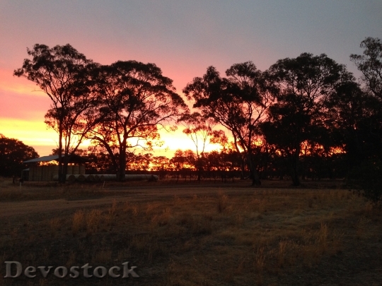 Devostock Sunset Australian Outback 335384