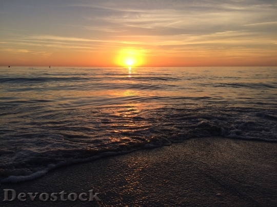 Devostock Sunset Beach Beach Sunset 6