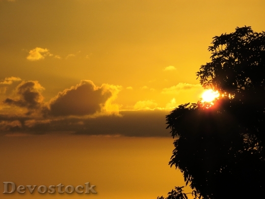 Devostock Sunset Caribbean Saint Lucia