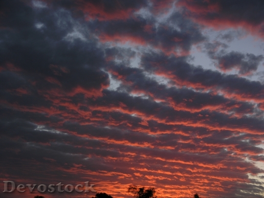 Devostock Sunset Cloud Sun Landscape