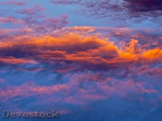Devostock Sunset Cloud Sunrise Sky