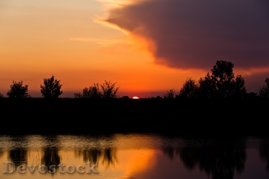 Devostock Sunset Clouds Sun Twilight