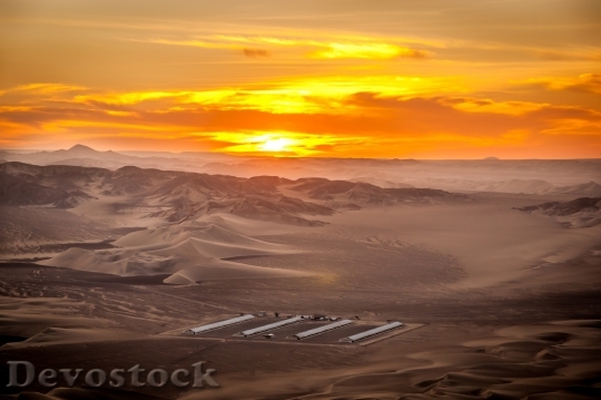 Devostock Sunset Desert Sky Travel