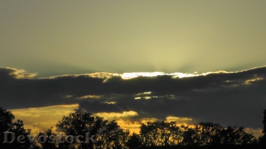 Devostock Sunset Evening Sky Clouds 8
