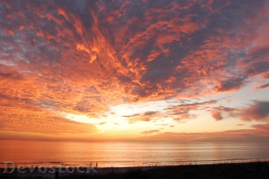 Devostock Sunset Florida Clouds Sky