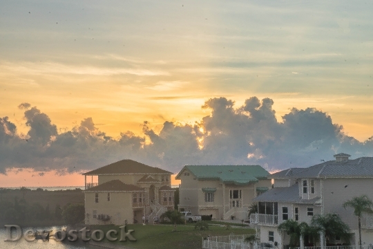 Devostock Sunset Florida Sky Clouds