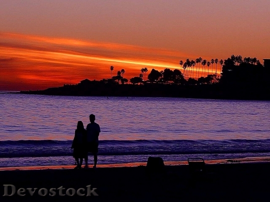 Devostock Sunset In La Jolla