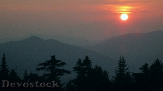 Devostock Sunset In Mountains 2