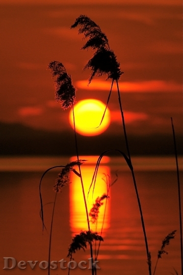 Devostock Sunset Lake Lake Garda
