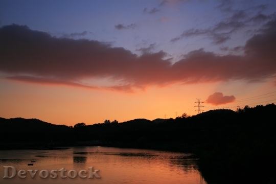 Devostock Sunset Landscape Sky Nature 0