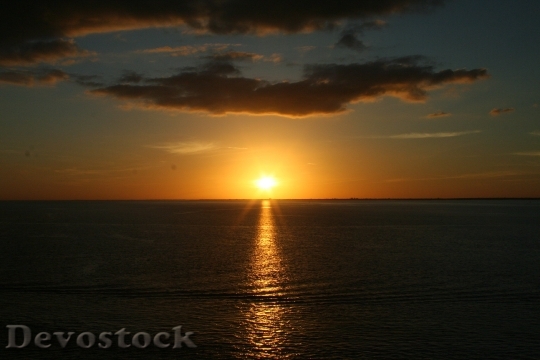 Devostock Sunset Nature Horizon Sun 1