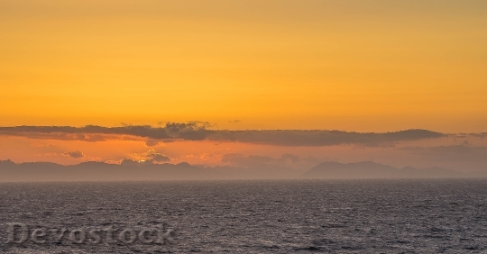 Devostock Sunset Ocean Canada Sea 0