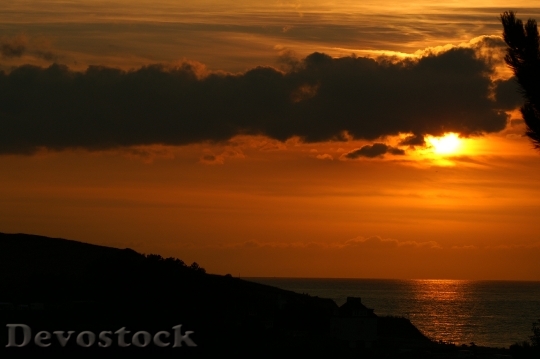 Devostock Sunset Ocean Twilight 946524