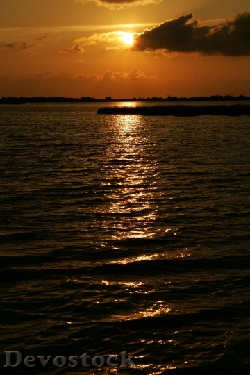 Devostock Sunset Over Water