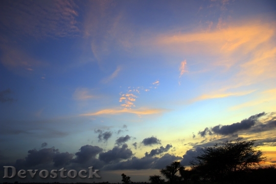 Devostock Sunset Sky Clouds Outdoors 3
