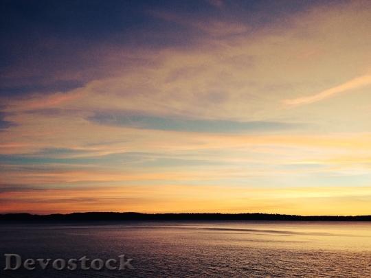 Devostock Sunset Sky Passion Landscape