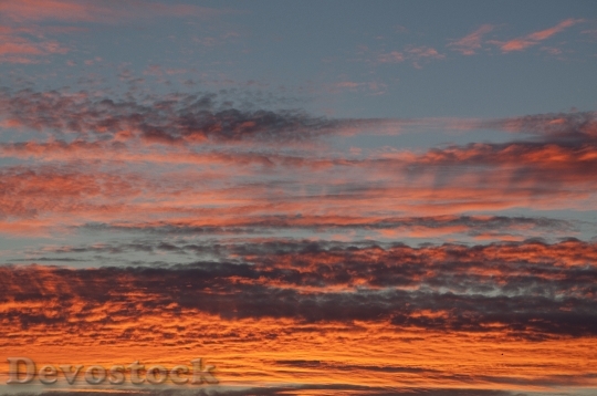 Devostock Sunset Sky Pink Orange 1