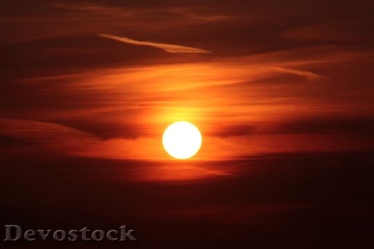 Devostock Sunset Sun Abendstimmung 1365884