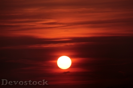Devostock Sunset Sun Abendstimmung 1365941