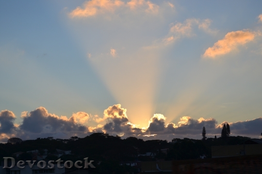 Devostock Sunset Sun Beam Brazil