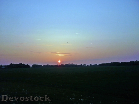 Devostock Sunset Sun Light Sky 2