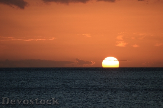 Devostock Sunset Sun Nature Guadeloupe