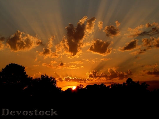 Devostock Sunset Sun Nature Sky 3