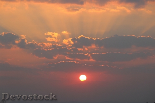 Devostock Sunset Sun Nature Sky 6